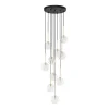 Discount TK Lighting Hängeleuchte Kugel Metall Glas H: max. 145 cm verstellbar