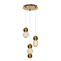 Maytoni Hängeleuchte LED Metall Rauchglas B: 38 cm 4000 lm INA* Led Lampen|Bürolampen