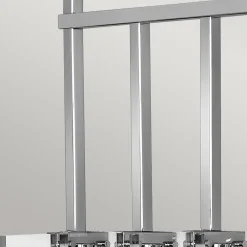 Elstead Hängeleuchte länglich H: max. 142,9 cm Nickel poliert E27* Bürolampen|Wohnzimmerlampen