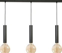 Masterlight Hängeleuchte länglich Metall 3-flammig für E27 Esstisch* Wohnzimmerlampen|Esszimmer Lampen