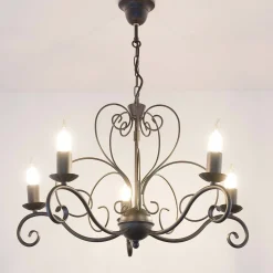 Luminex Hängeleuchte MAURO Ø62cm 5-flmg* Hängelampen|Esszimmer Lampen