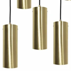 Best Giovanni Battista Hängeleuchte Messing B: 80 cm in Bronze hell 6x E27 massiv