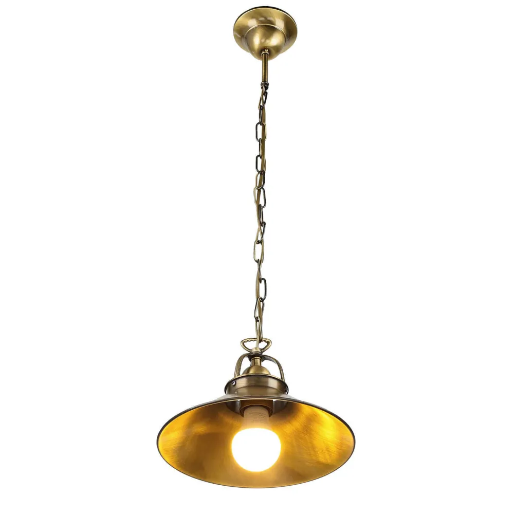 Giovanni Battista Hängeleuchte Messing E27 Ø 25 cm Vintage ALICE* Hängelampen|Industrie Lampen