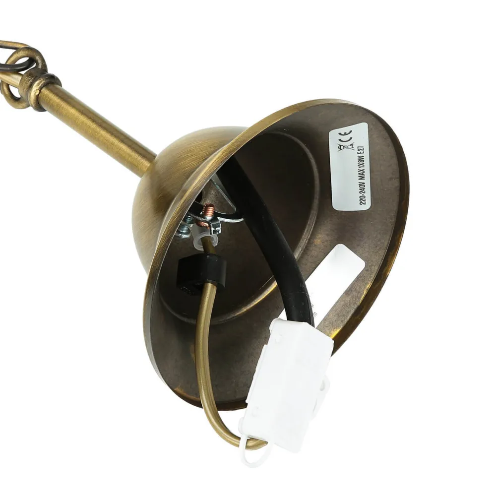 Giovanni Battista Hängeleuchte Messing E27 Ø 25 cm Vintage ALICE* Hängelampen|Industrie Lampen