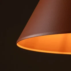 TK Lighting Hängeleuchte Metall Ø 32 cm H: max. 165 cm Rot Retro E27* Hängelampen|Esszimmer Lampen