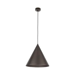 TK Lighting Hängeleuchte Metall Ø 32 cm Kegelschirm E27 Retro Design* Hängelampen|Esszimmer Lampen
