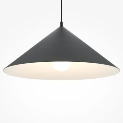 Maytoni Hängeleuchte Metall Ø 35 cm rund H: max. 318 cm Schwarz* Küchenlampen|Wohnzimmerlampen