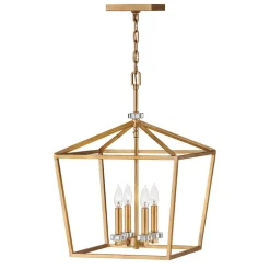 Clearance Elstead Hängeleuchte Metall B: 40,5 cm H: max. 216,9 cm E14