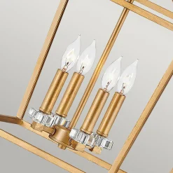 Clearance Elstead Hängeleuchte Metall B: 40,5 cm H: max. 216,9 cm E14