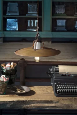 Best Ferroluce Hängeleuchte Metall E27 Ø 30 cm H: max. 133 cm rund