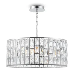 Sale Maytoni Hängeleuchte Metall E27 Ø 50 cm H: max. 47,5 cm Chrom