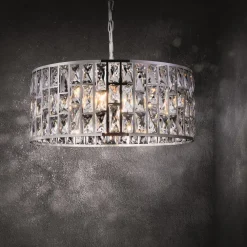 Sale Maytoni Hängeleuchte Metall E27 Ø 50 cm H: max. 47,5 cm Chrom