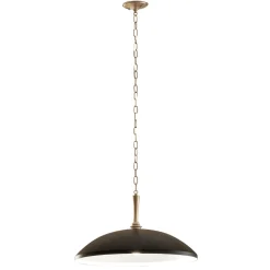 Elstead Hängeleuchte Metall E27 Ø 50,8 cm in Bronze Schwarz* Hängelampen|Wohnzimmerlampen