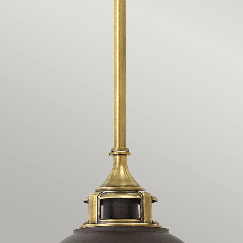 Elstead Hängeleuchte Metall E27 D: 29,2 cm rund H: max. 99,8 cm* Hängelampen|Bürolampen