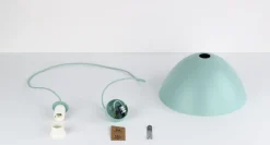 TK Lighting Hängeleuchte Metall E27 rund Ø 34 cm H: max. 165 cm Mint* Hängelampen|Esszimmer Lampen