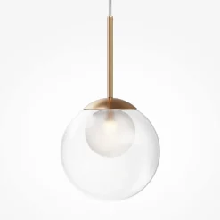 Maytoni Hängeleuchte Metall Glas Ø 20 cm H: max. 344,1 cm G9* Hängelampen|Esszimmer Lampen