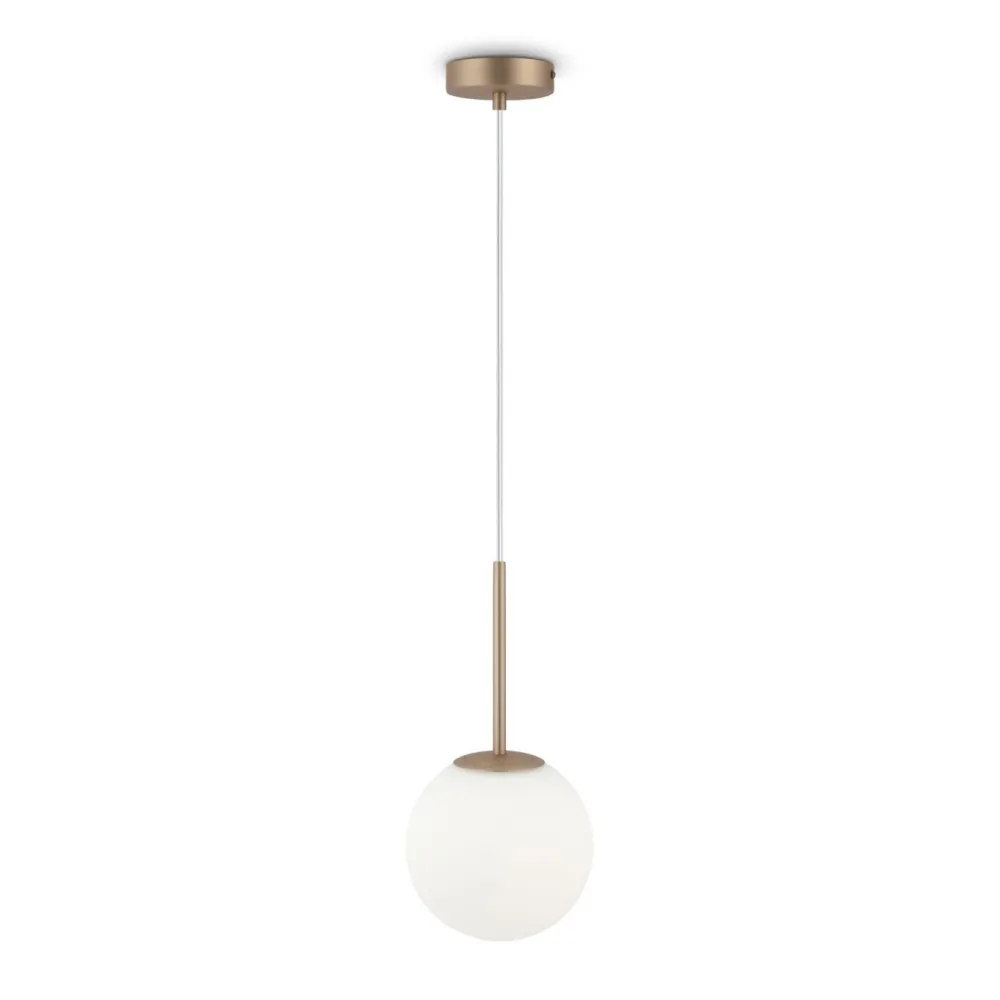 Online Maytoni Hängeleuchte Metall Glas Ø 18 cm rund H: max. 180 cm