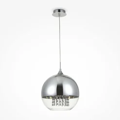 Online Maytoni Hängeleuchte Metall Glas Ø 30 cm H: max. 105 cm Nickel