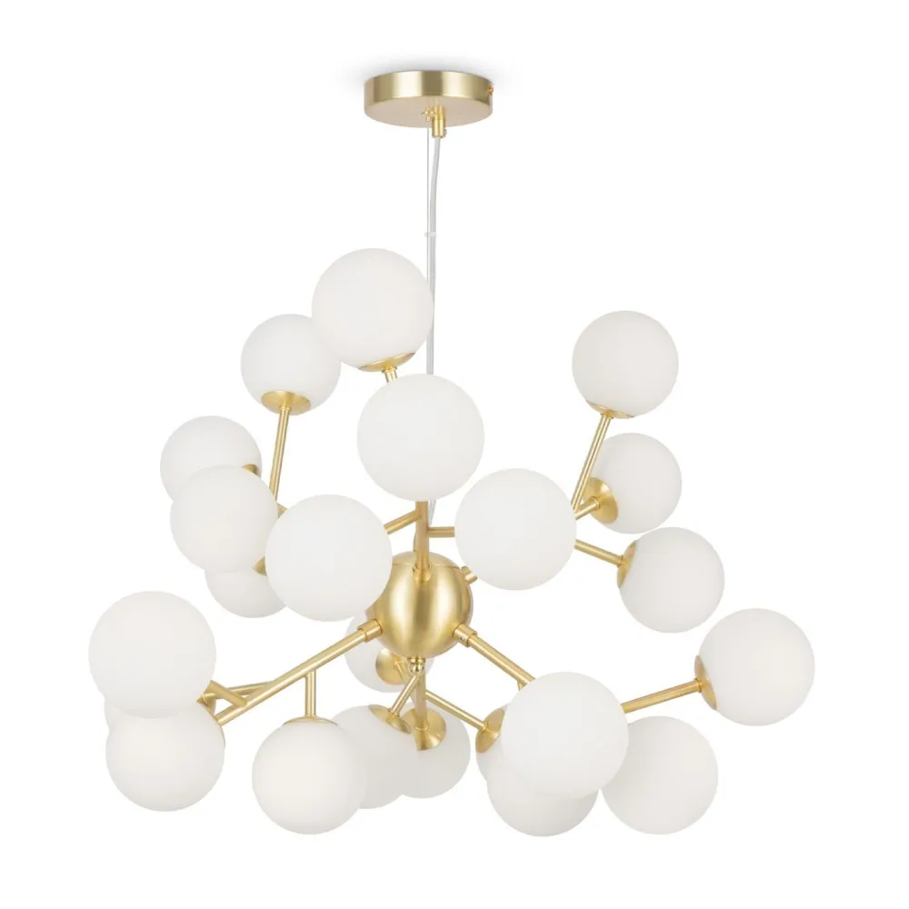 Maytoni Hängeleuchte Metall Glas 65 cm breit H: max. 146,5 cm* Hängelampen|Esszimmer Lampen