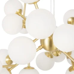 Maytoni Hängeleuchte Metall Glas 65 cm breit H: max. 146,5 cm* Hängelampen|Esszimmer Lampen