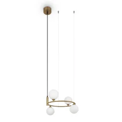 Discount Maytoni Hängeleuchte Metall Glas B: 39 cm H: max. 178 cm G9