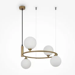 Discount Maytoni Hängeleuchte Metall Glas B: 39 cm H: max. 178 cm G9