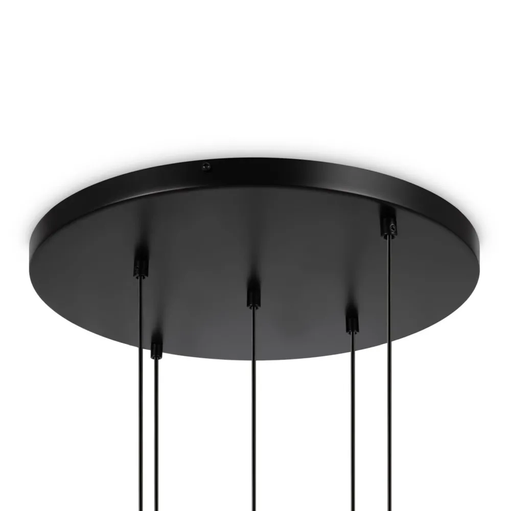 Maytoni Hängeleuchte Metall Glas B: 45 cm H: max. 222,5 cm E14* Bürolampen|Kugellampen