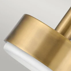 Outlet Elstead Hängeleuchte Metall Glas D: 33 cm H: max. 140,4 cm in Messing