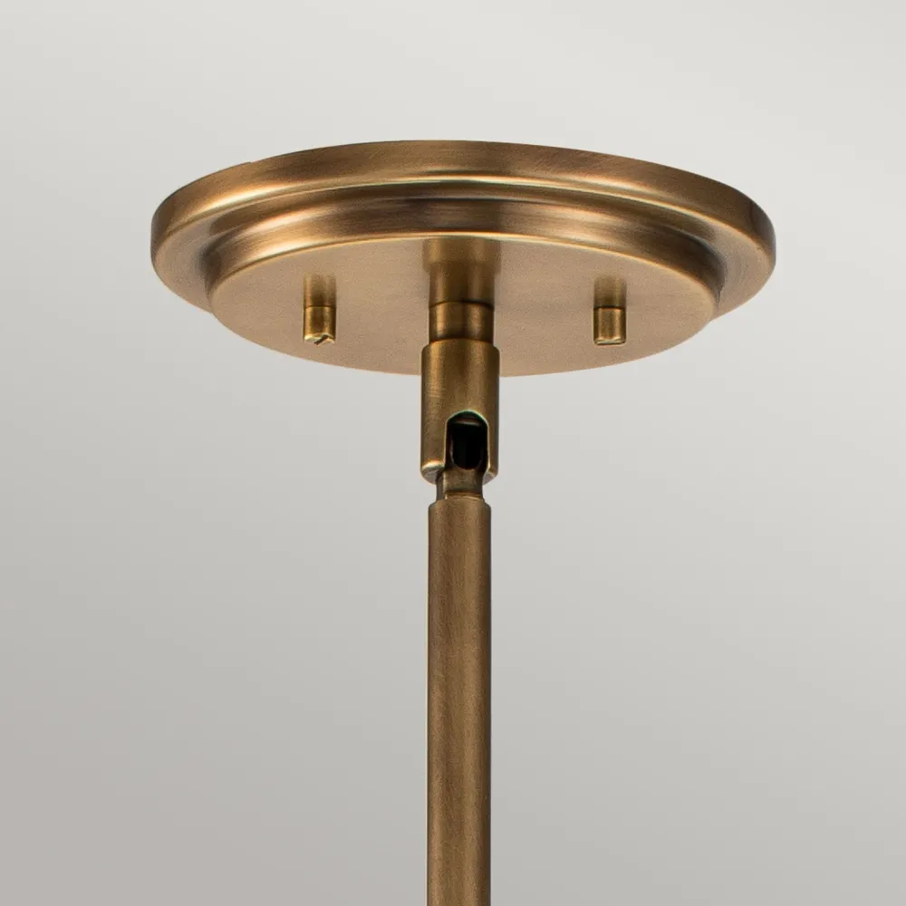 Elstead Hängeleuchte Metall Glas D: 28,9 cm H: max. 129,4 cm* Bürolampen|Wohnzimmerlampen