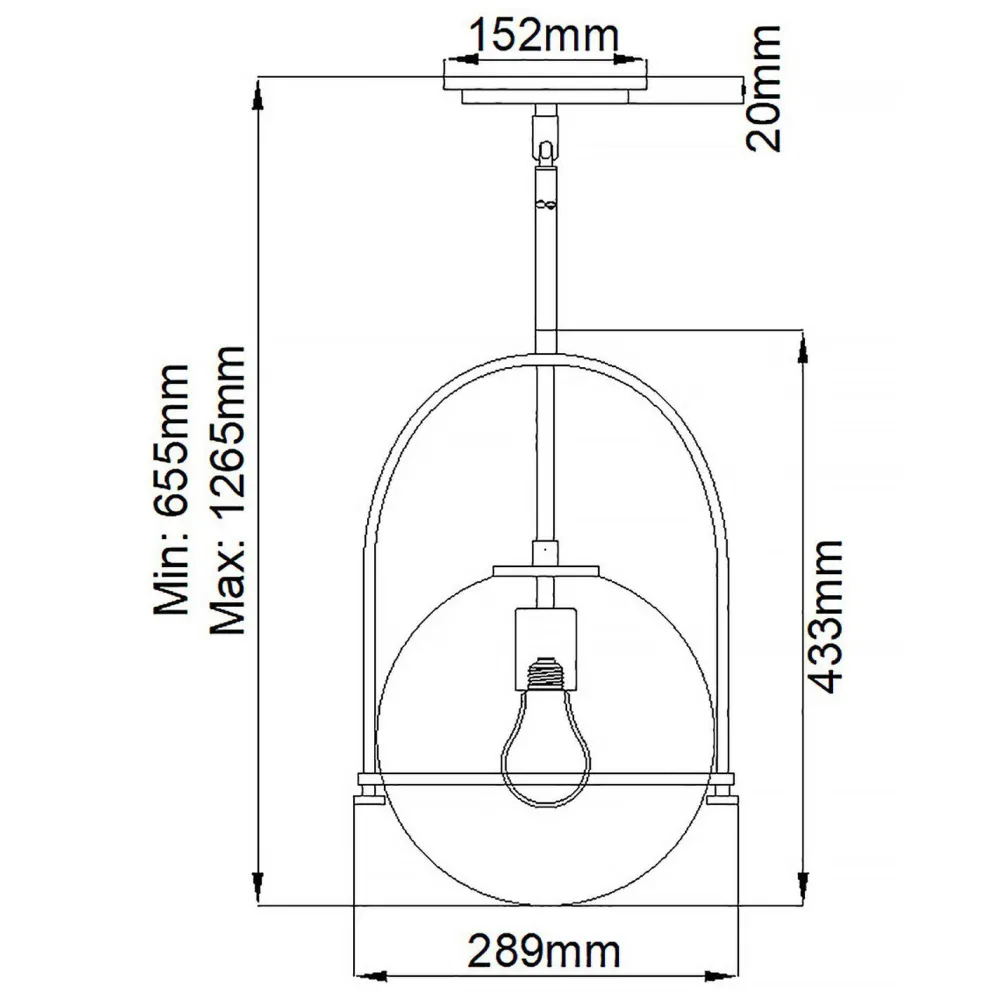 Elstead Hängeleuchte Metall Glas D: 28,9 cm H: max. 129,4 cm* Bürolampen|Wohnzimmerlampen