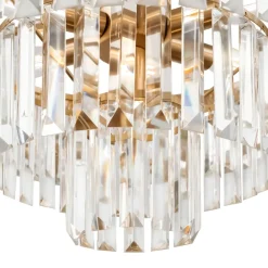 Maytoni Hängeleuchte Metall Glas E14 rund D: 50 cm in Messing* Hängelampen|Esszimmer Lampen