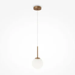 Maytoni Hängeleuchte Metall Glas E14 D: 15 cm H: max. 180 cm