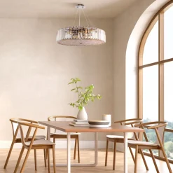 Maytoni Hängeleuchte Metall Glas E27 D: 53 cm H: max. 89,4 cm* Hängelampen|Bürolampen