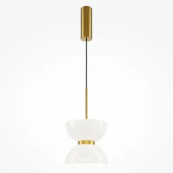 Maytoni Hängeleuchte Metall Glas LED D: 22 cm H: max. 350 cm