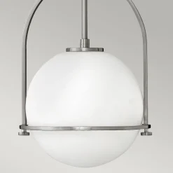 Elstead Hängeleuchte Metall Glas rund D: 28,9 cm E27 Vintage* Hängelampen|Bürolampen