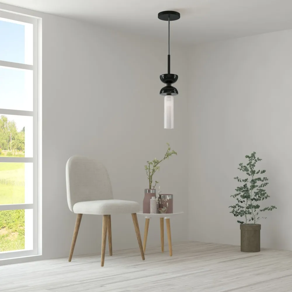 Maytoni Hängeleuchte Metall Glas rund D: 10 cm H: max. 336,5 cm* Designerlampen|Glaslampen