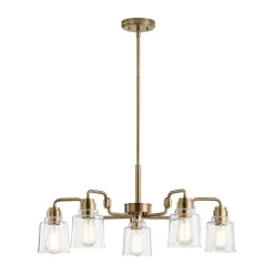 Elstead Hängeleuchte Metall Glas Vintage verstellbare Höhe* Hängelampen|Bürolampen