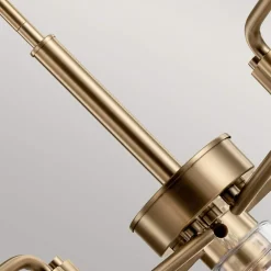 Elstead Hängeleuchte Metall Glas Vintage verstellbare Höhe* Hängelampen|Bürolampen