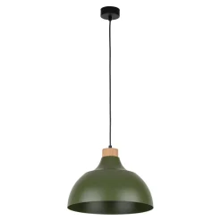 TK Lighting Hängeleuchte Metall Grün Retro Ø 34 cm verstellbar E27* Küchenlampen|Wohnzimmerlampen