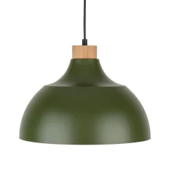 TK Lighting Hängeleuchte Metall Grün Retro Ø 34 cm verstellbar E27* Küchenlampen|Wohnzimmerlampen