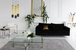 Belis Hängeleuchte Metall GU10 Ø35 cm Schwarz Gold 3-flammig