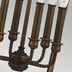 Elstead Hängeleuchte Metall in Messing antik Vintage NADICIA