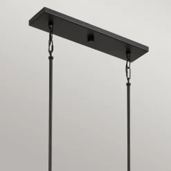 Elstead Hängeleuchte Metall L: 101,6 cm höhenverstellbar Schwarz Gold* Bürolampen|Wohnzimmerlampen