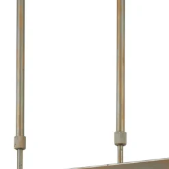 Clearance Searchlight Hängeleuchte Metall länglich B: 90 cm in Silber-Gold E27