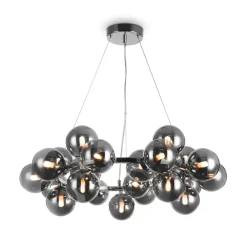 Maytoni Hängeleuchte Metall Rauchglas G9 69 cm breit Modern* Hängelampen|Bürolampen