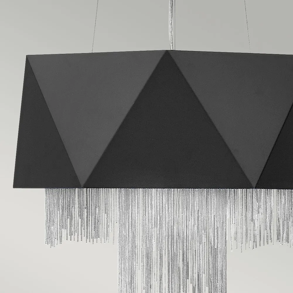 Sale Elstead Hängeleuchte Metall Schwarz Silber Modern Design VENINA