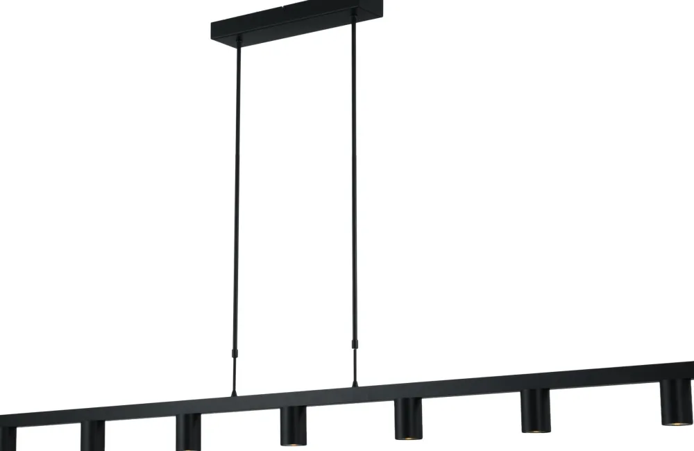Masterlight Hängeleuchte Metall Schwarz 180 cm breit GU10 ELSIE* Wohnzimmerlampen|Esszimmer Lampen