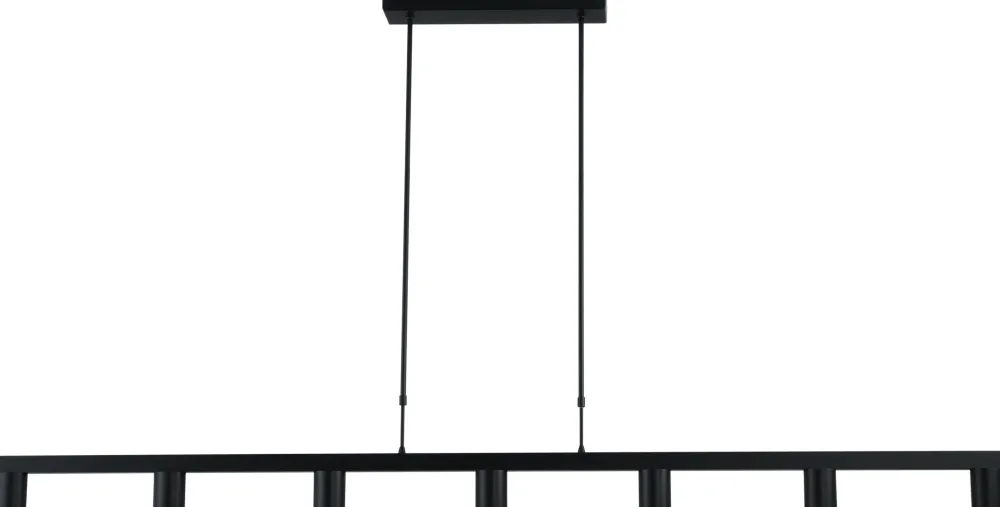 Masterlight Hängeleuchte Metall Schwarz 180 cm breit GU10 ELSIE* Wohnzimmerlampen|Esszimmer Lampen