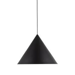 Sale TK Lighting Hängeleuchte Metall Schwarz Ø 50 cm groß E27 Kegelschirm