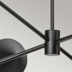 Elstead Hängeleuchte Metall Seil H: max. 162,5 cm Schwarz Beige E14* Hängelampen|Esszimmer Lampen